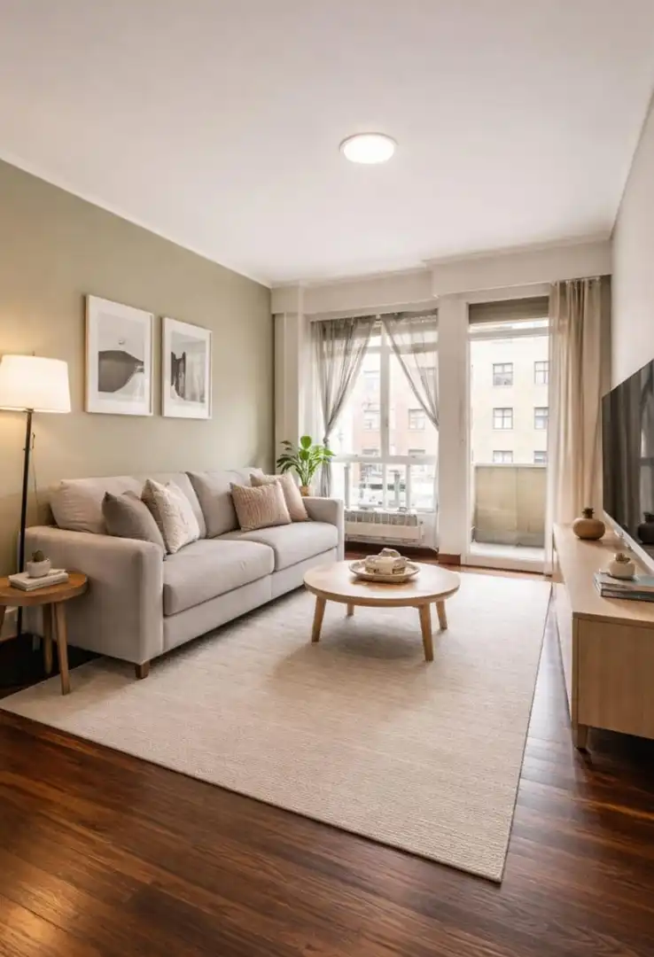 Sala de estar de Piso en venta en Bilbao  con Calefacción y Balcón