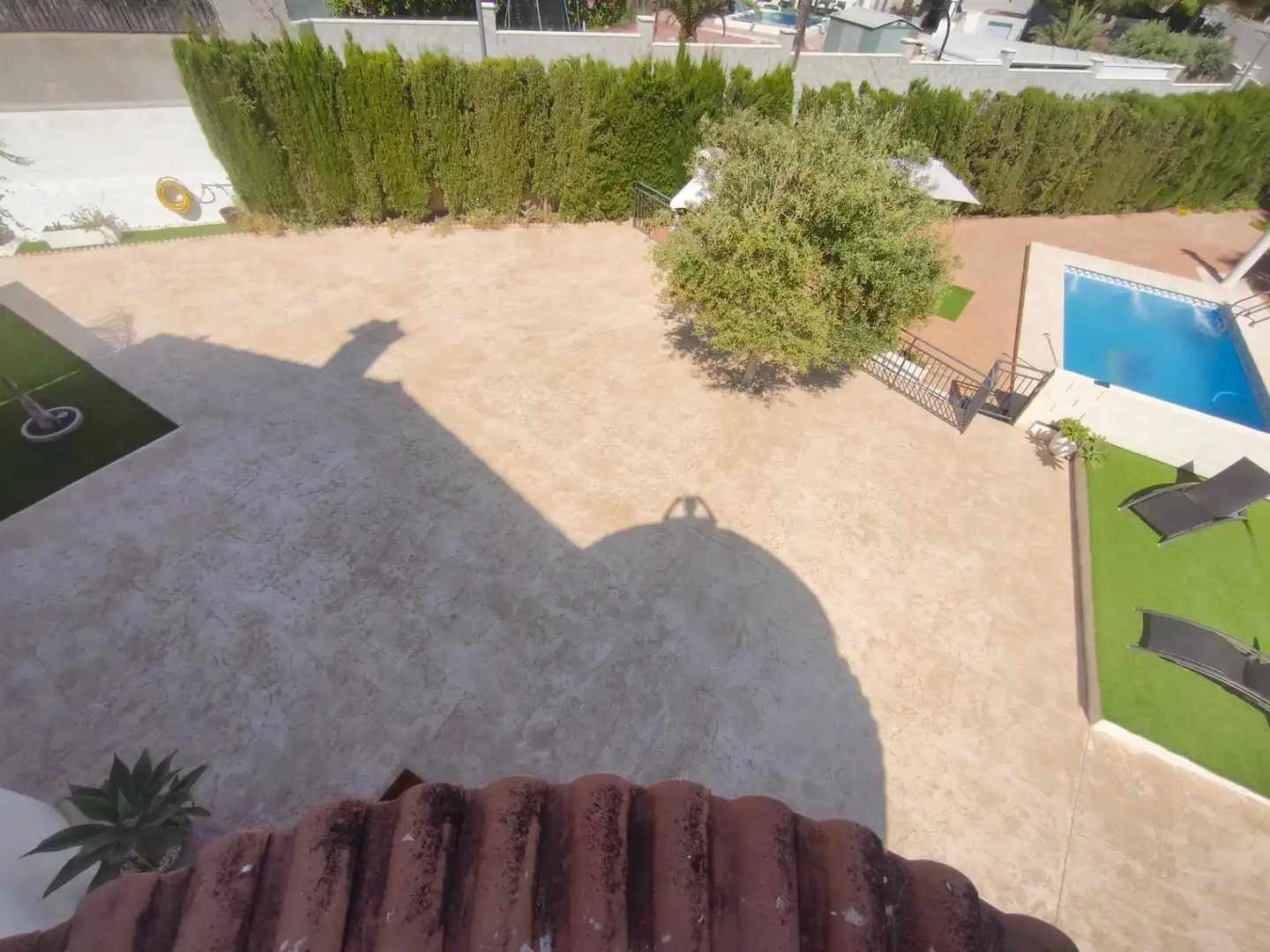 Jardín de Casa o chalet en venta en San Vicente del Raspeig / Sant Vicent del Raspeig con Piscina comunitaria