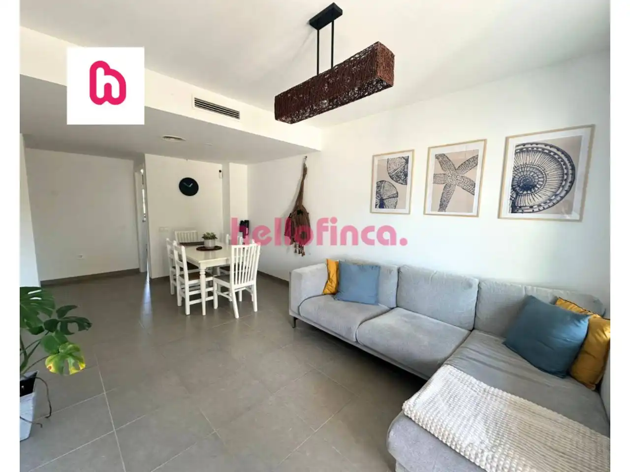 Sala de estar de Piso en venta en L'Ametlla de Mar  con Aire acondicionado, Amueblado y Balcón