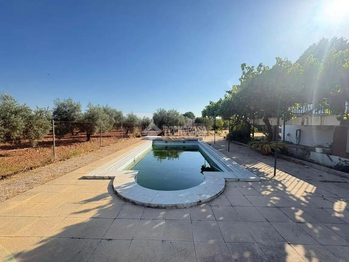 Swimming pool of Country homes for sale in Andújar  with Private garden and Terrace