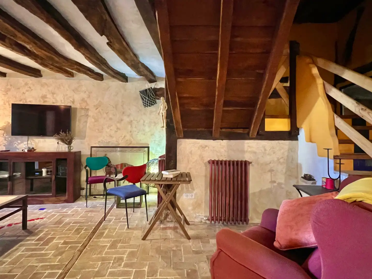 Sala de estar de Casa o chalet en venta en Condado de Treviño con Calefacción, Jardín privado y Parquet
