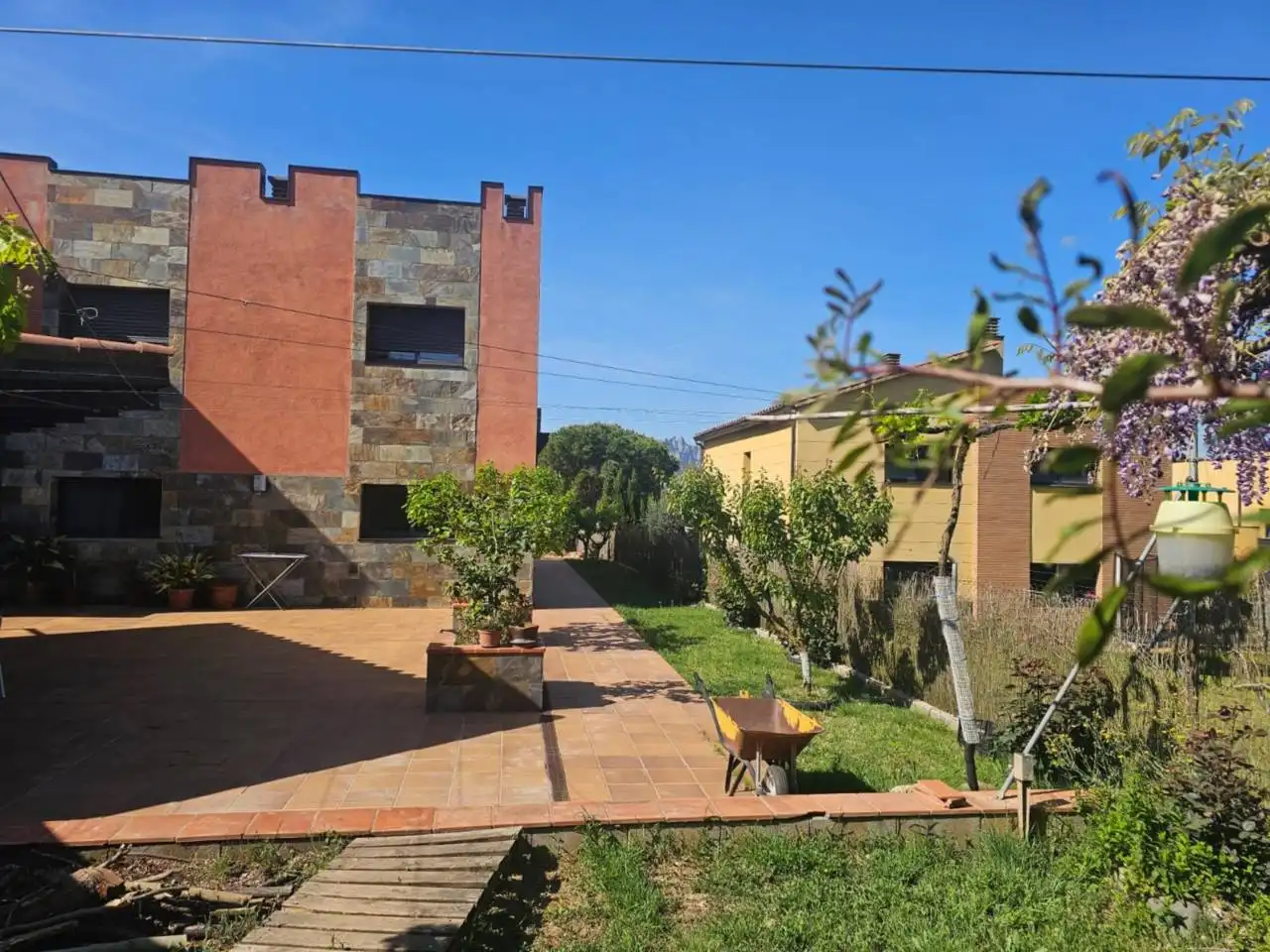 Jardín de Casa o chalet en venta en Rellinars con Calefacción, Jardín privado y Terraza