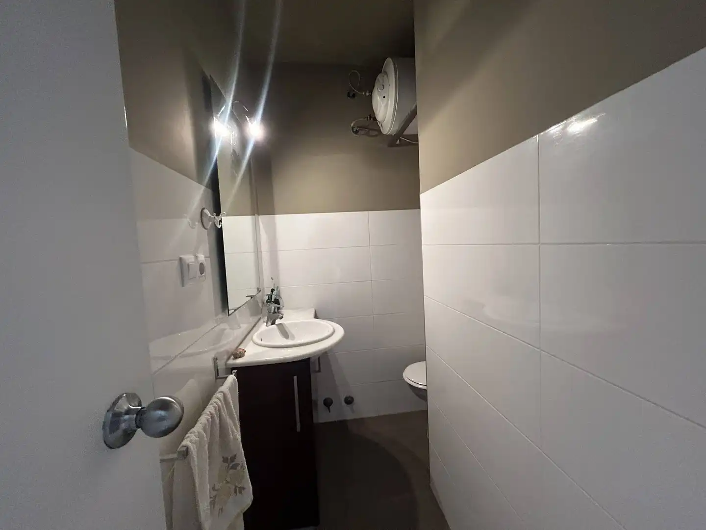 Bany de Apartament de lloguer en La Pobla de Farnals amb Moblat i Piscina comunitària