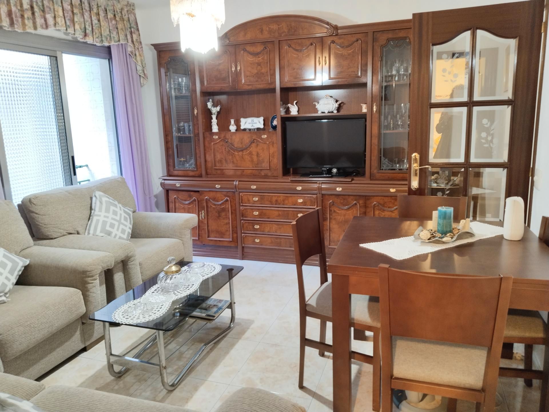 Living room of Flat for sale in  Barcelona Capital  with Oven, Washing machine and Balcony