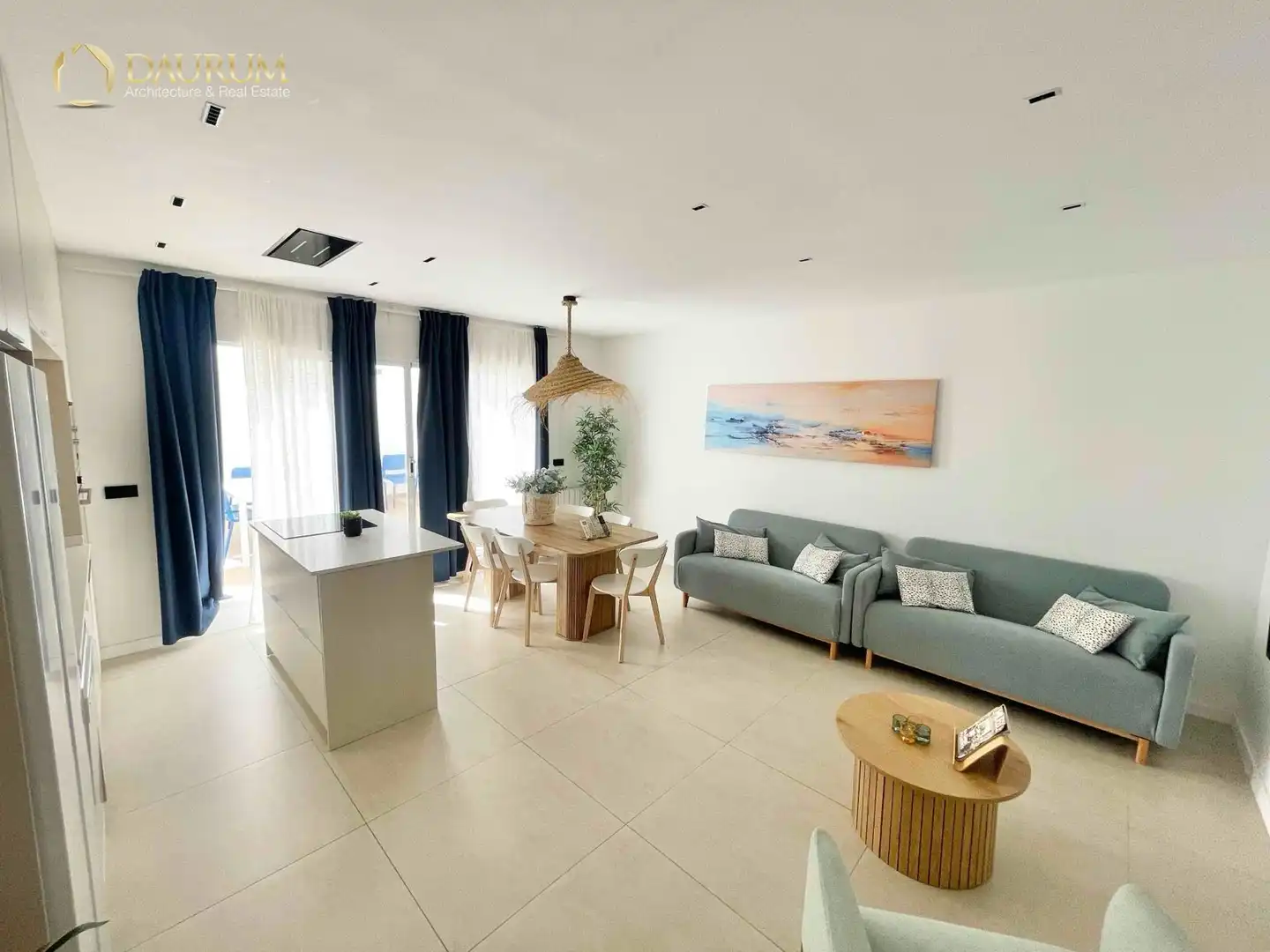 Sala de estar de Casa adosada en venta en Aldaia con Aire acondicionado, Calefacción y Terraza