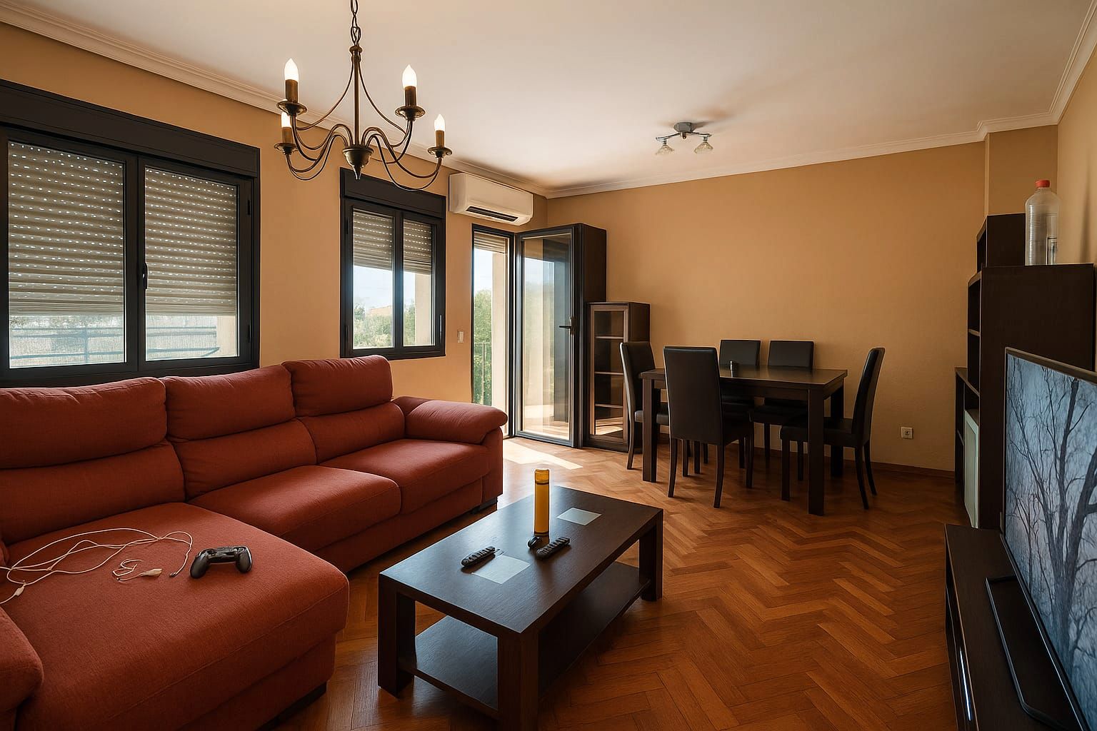 Sala d'estar de Pis en venda en Valladolid Capital amb Calefacció, Parquet i Terrassa