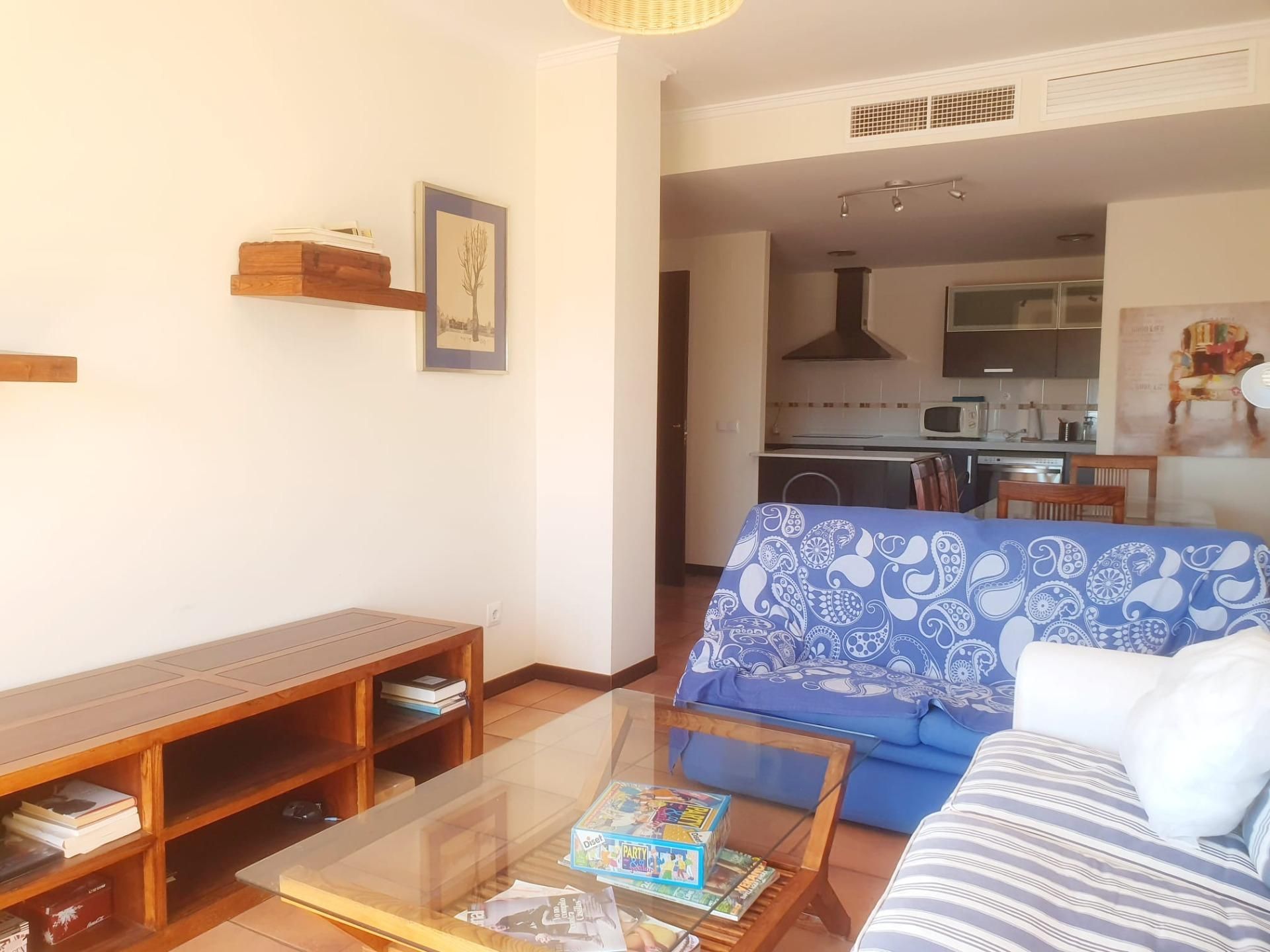 Living room of Flat for sale in  Murcia Capital  with Air Conditioner, Terrace and Storage room