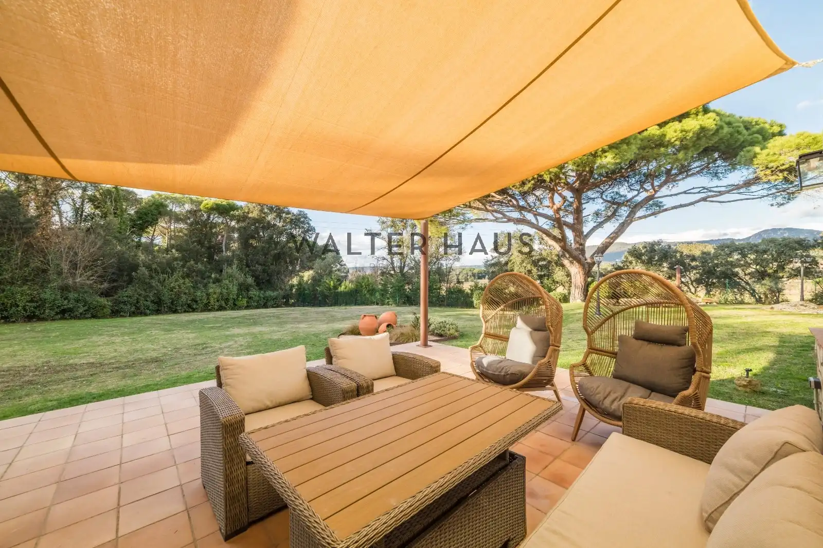 Terraza de Finca rústica en venta en Santa Cristina d'Aro con Calefacción, Jardín privado y Parquet