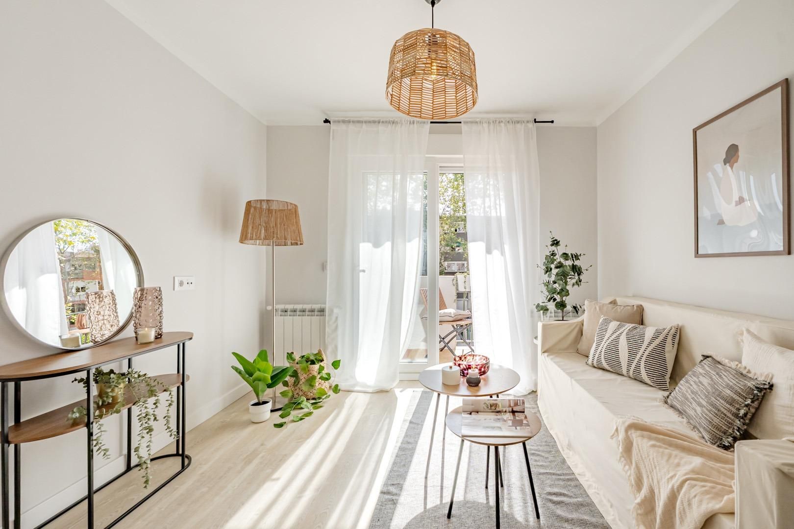 Living room of Flat for sale in  Madrid Capital  with Heating and Terrace