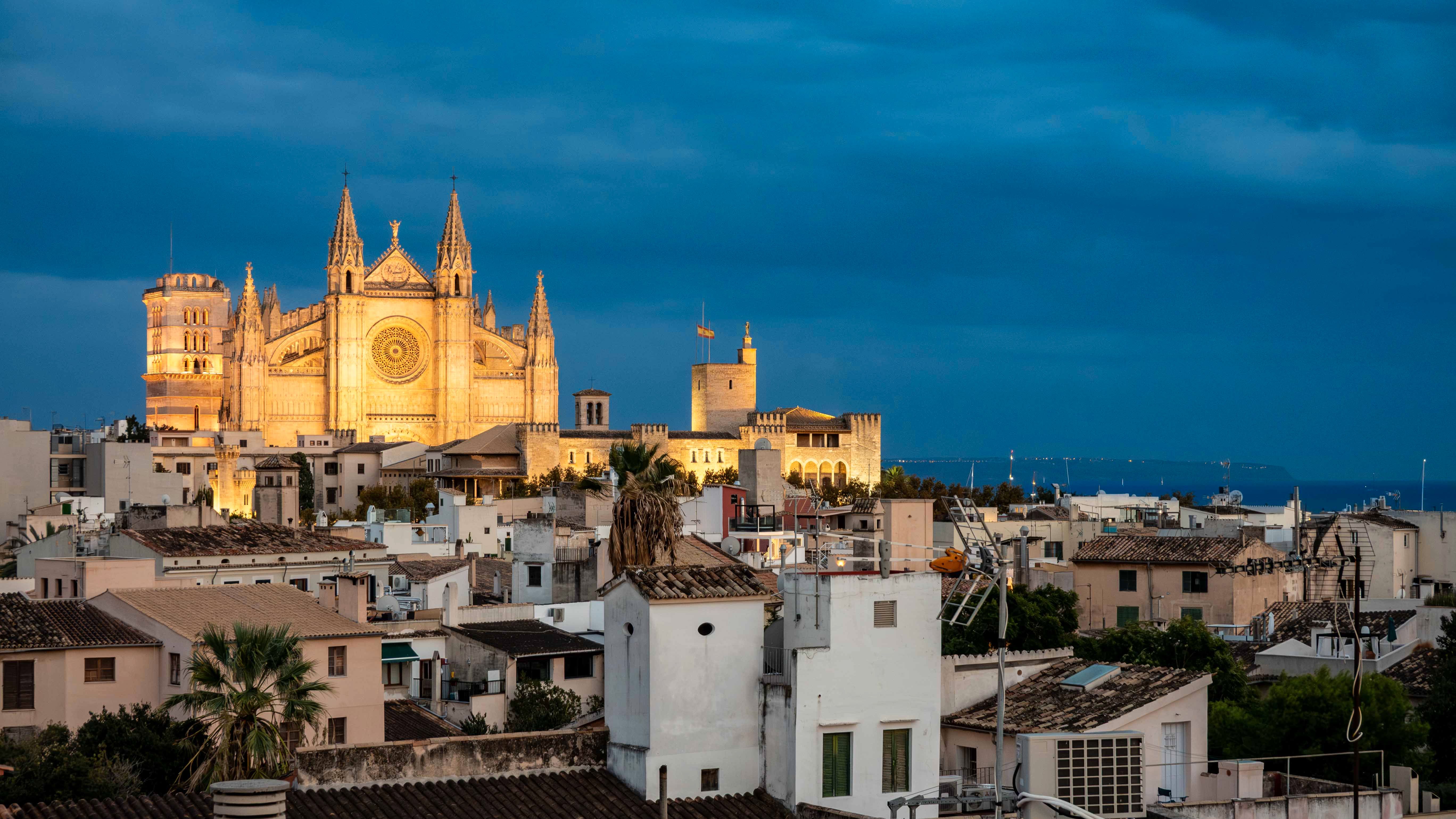 Vista exterior de Àtic en venda en  Palma de Mallorca amb Aire condicionat i Moblat