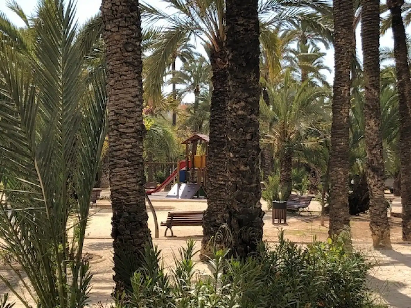 Garten von Wohnung zum Verkauf in Elche / Elx mit Klimaanlage, Heizung und Balkon