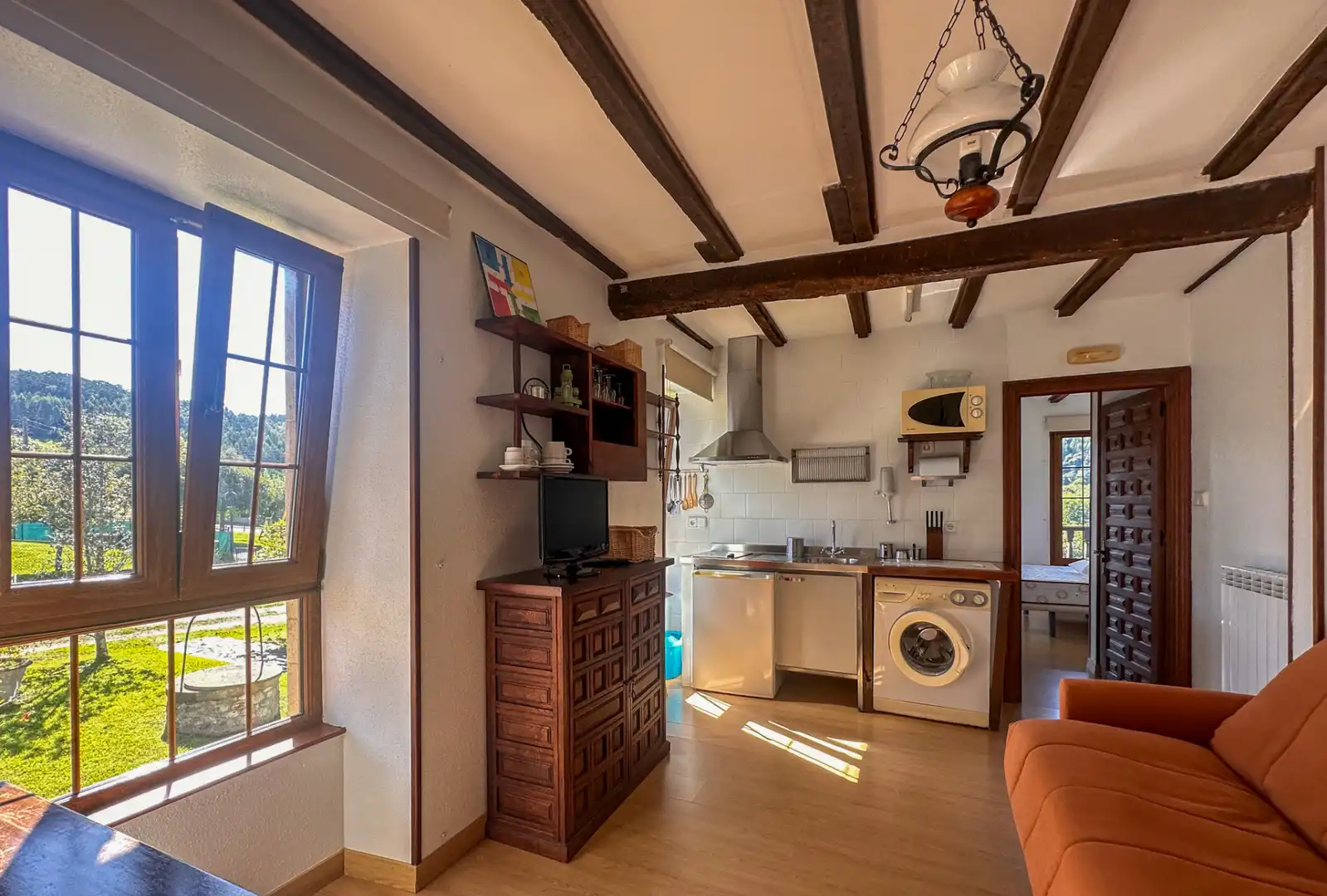 Cocina de Casa o chalet en venta en Alfoz de Lloredo con Calefacción, Jardín privado y Terraza