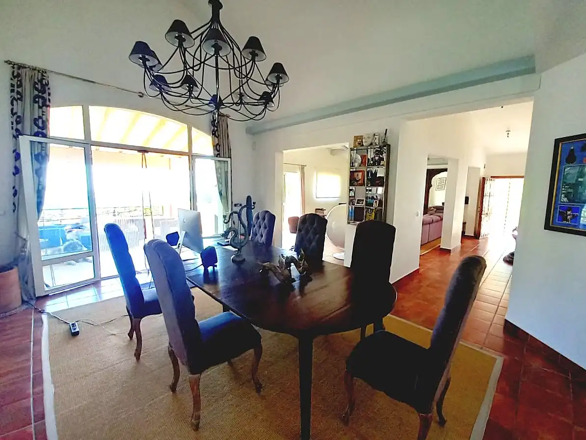 Esszimmer von Haus oder Chalet zum Verkauf in El Castell de Guadalest mit Klimaanlage, Privatgarten und Terrasse