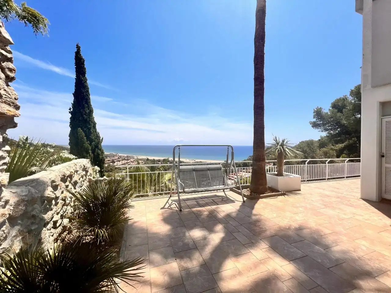 Terrasse von Haus oder Chalet zur Miete in Sitges mit Klimaanlage, Privatgarten und Terrasse