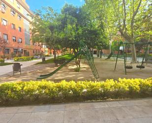 Exterior view of Flat for sale in  Madrid Capital  with Heating, Parquet flooring and Terrace