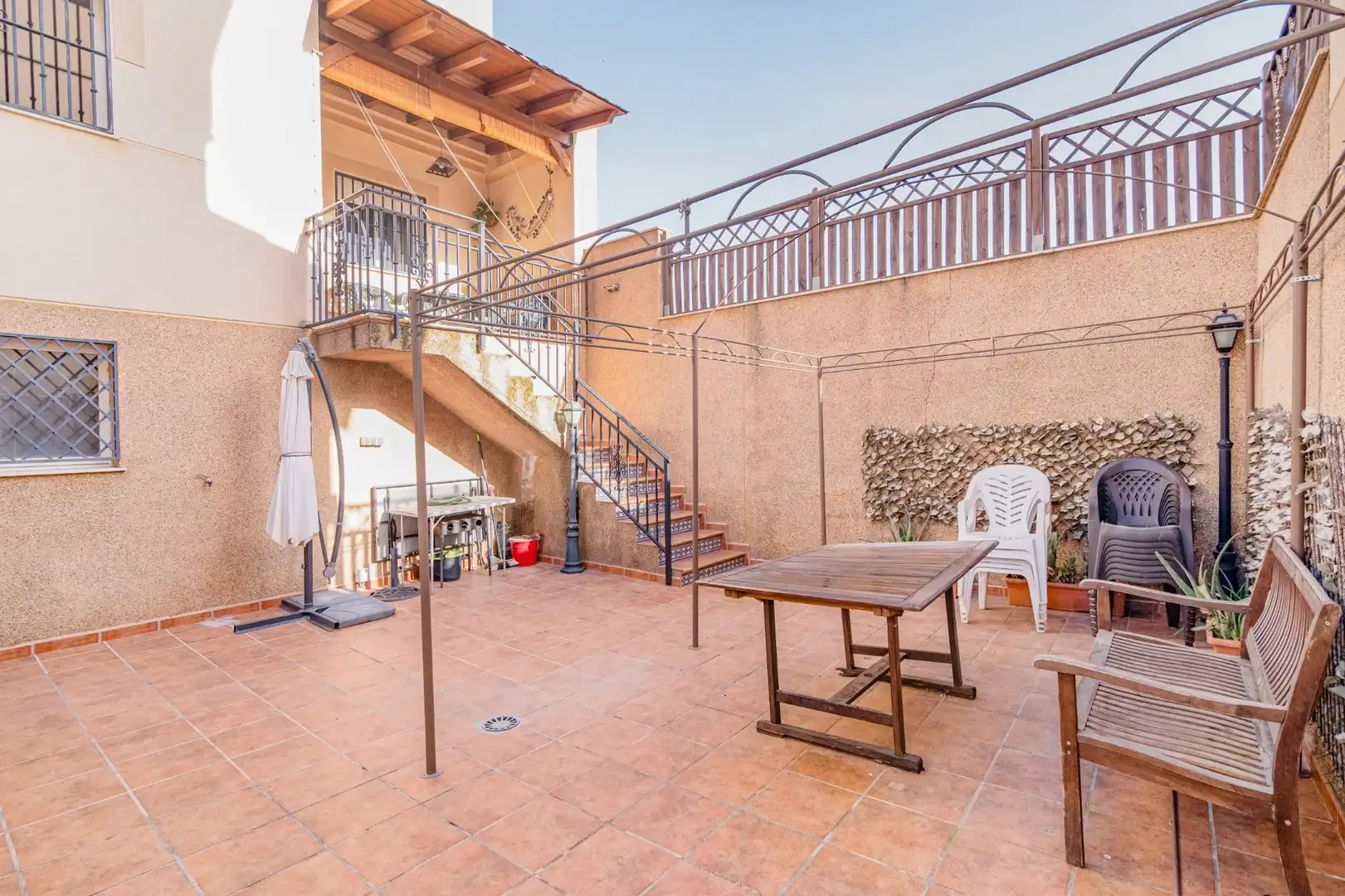 Terraza de Casa adosada en venta en Cijuela con Aire acondicionado, Calefacción y Amueblado