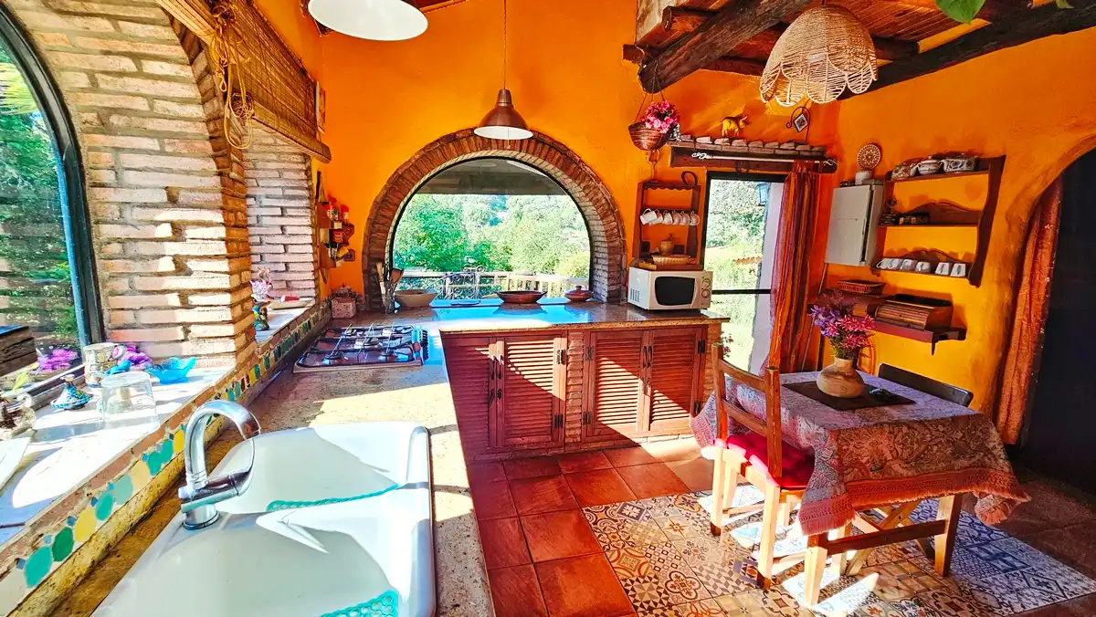Cocina de Finca rústica en venta en Los Marines con Jardín privado, Terraza y Trastero