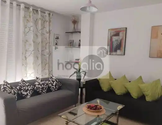 Living room of Flat for rent in Sevilla  with Air Conditioner, Furnished and Balcony
