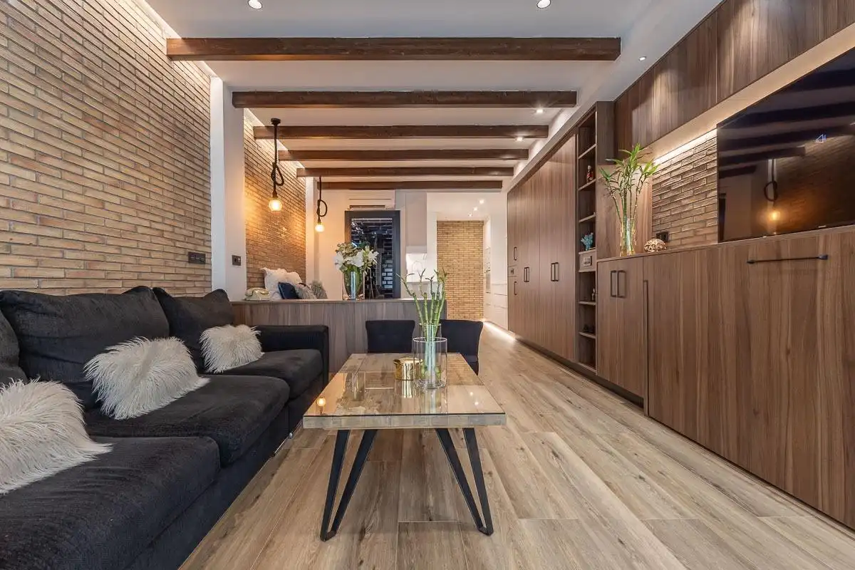 Wohnzimmer von Wohnung zur Miete in Granada mit Möbliert