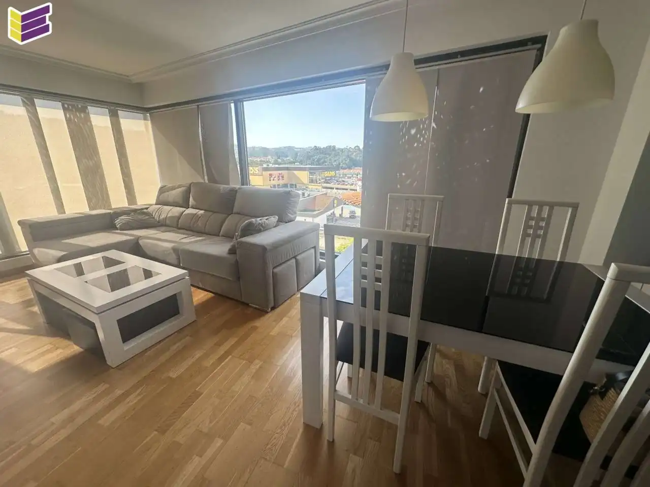 Wohnzimmer von Wohnung zur Miete in O Porriño   mit Heizung, Abstellraum und Möbliert