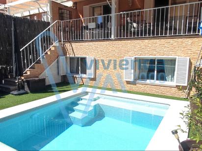 Swimming pool of Single-family semi-detached for sale in San Agustín del Guadalix  with Air Conditioner, Terrace and Swimming Pool