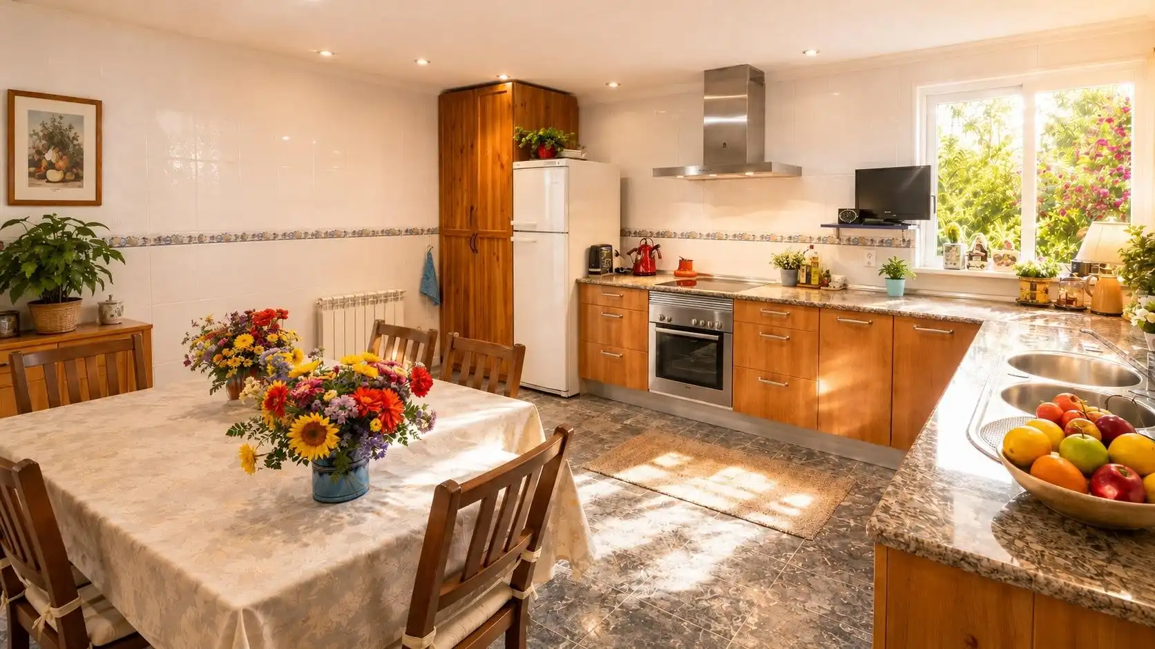 Cocina de Piso en venta en Murcia con Calefacción, Jardín privado y Trastero