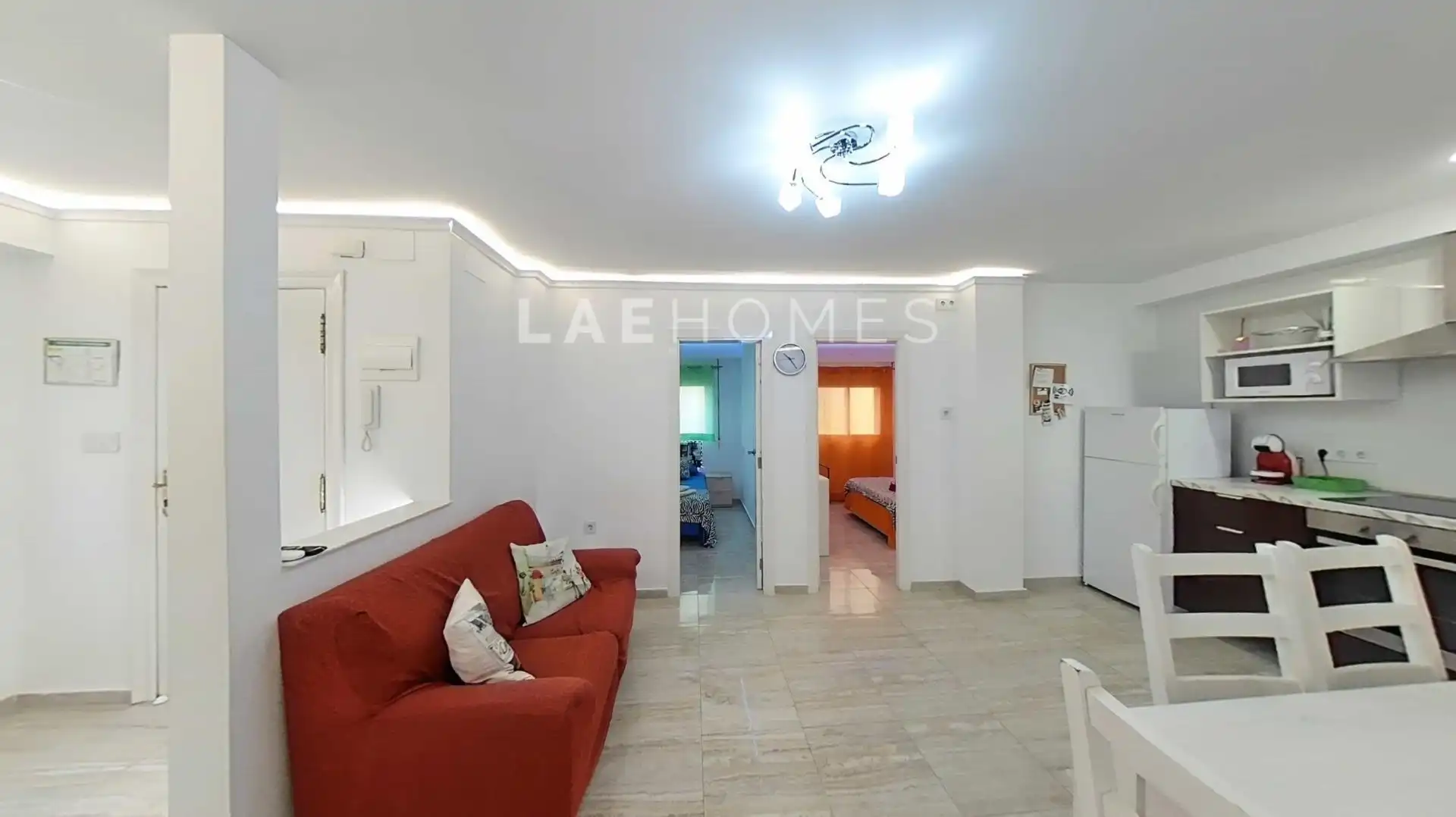 Sala d'estar de Apartament en venda en Valencia amb Aire condicionat, Calefacció i Moblat