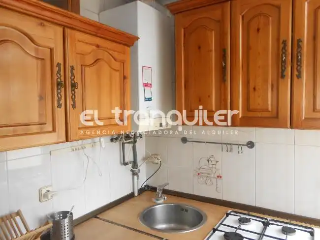 Cuina de Àtic en venda en Madrid amb Terrassa, Moblat i Rentadora