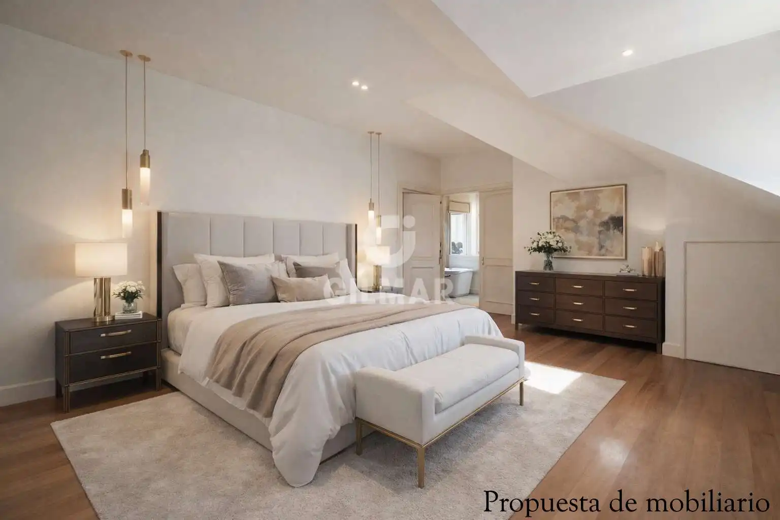 Habitación de Casa o chalet en venta en Pozuelo de Alarcón con Calefacción, Jardín privado y Piscina