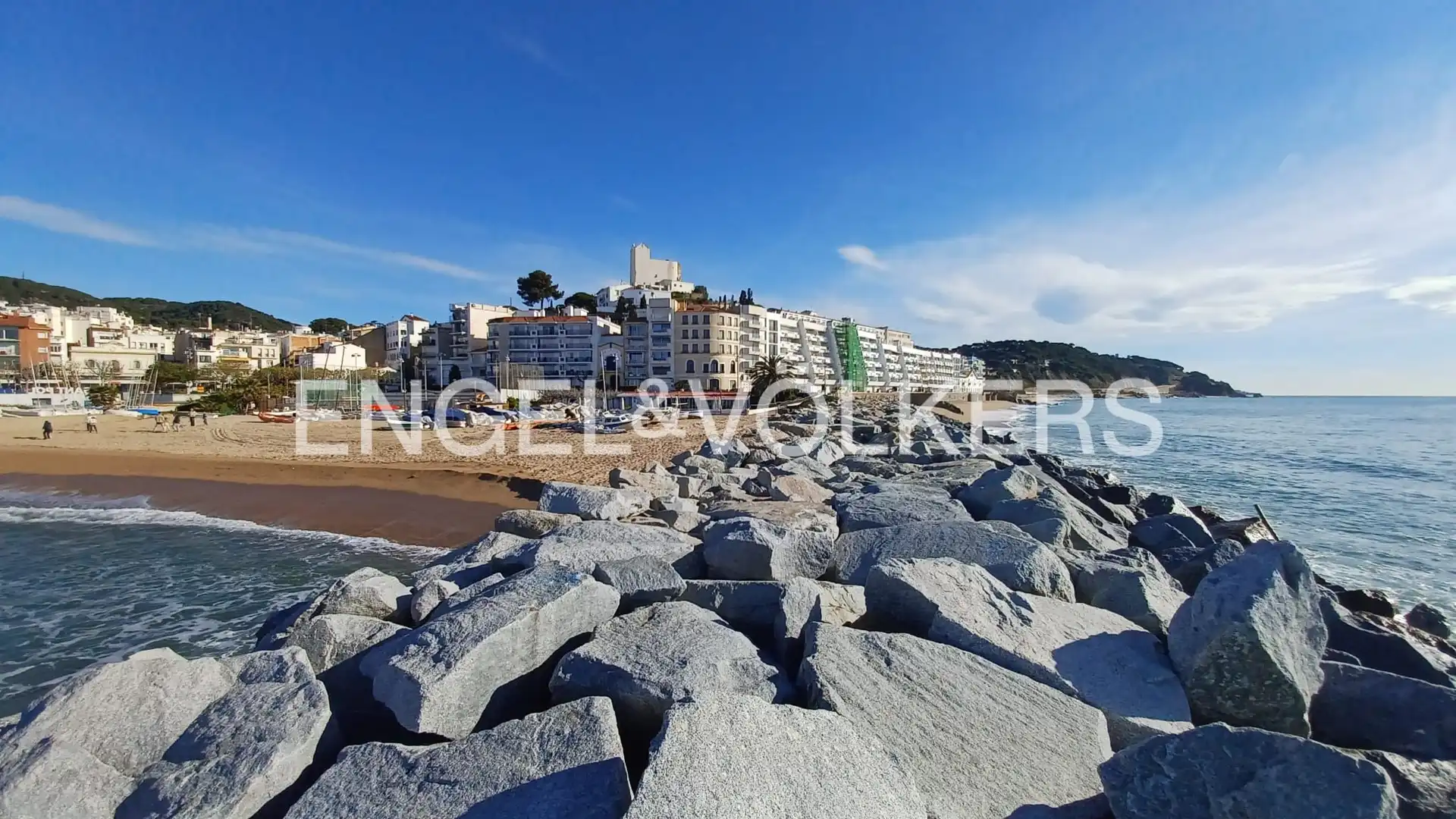 Parking of Houses for rent in Sant Pol de Mar  with Air Conditioner, Heating and Parquet flooring