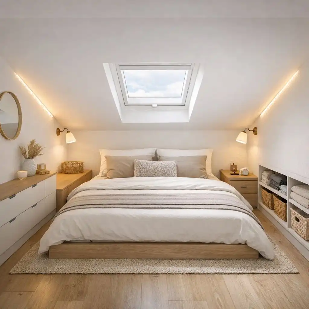 Habitación de Casa adosada de alquiler en Marbella con Aire acondicionado, Calefacción y Jardín privado