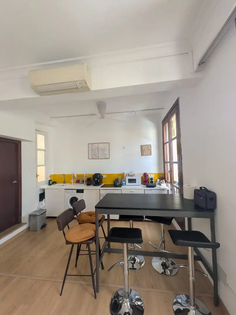 Küche von Büro zur Miete in Madrid mit Klimaanlage, Heizung und Terrasse