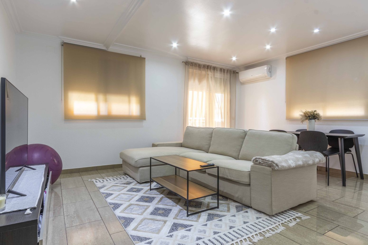 Living room of Attic for sale in Massamagrell  with Air Conditioner, Terrace and Balcony