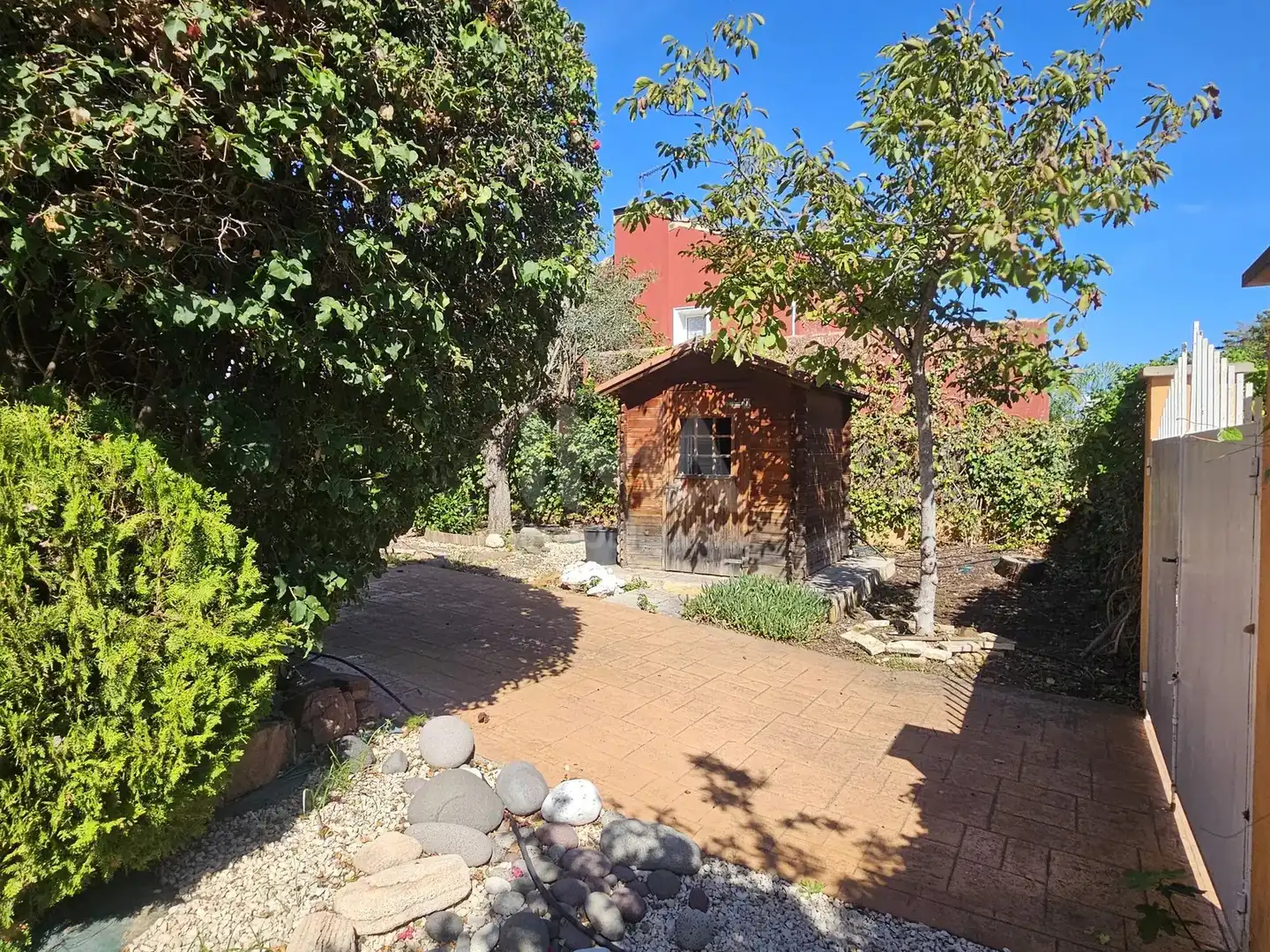 Jardín de Casa adosada en venta en Montealegre 