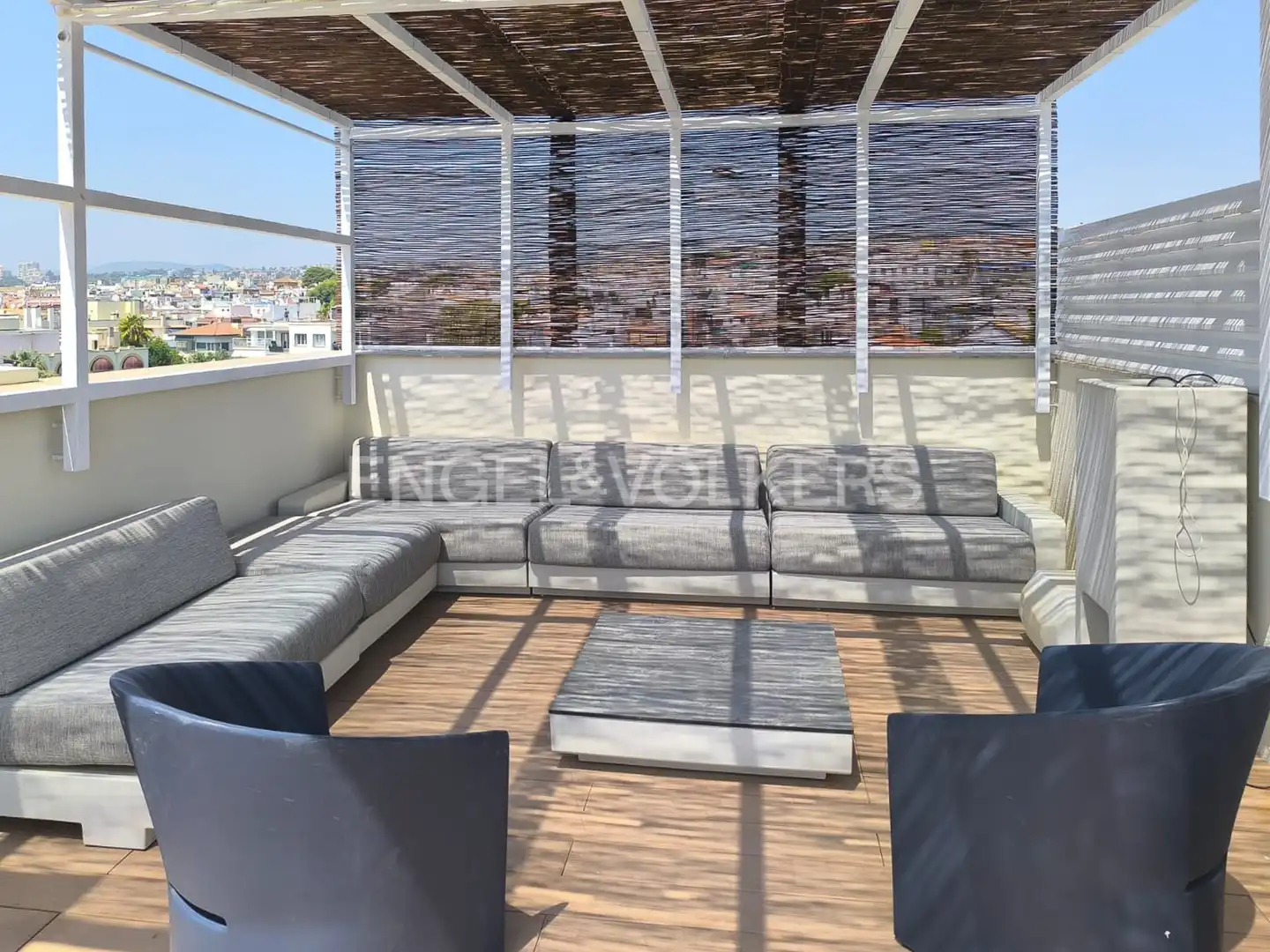 Terrace of Duplexes for sale in Sitges  with Air Conditioner, Heating and Parquet flooring