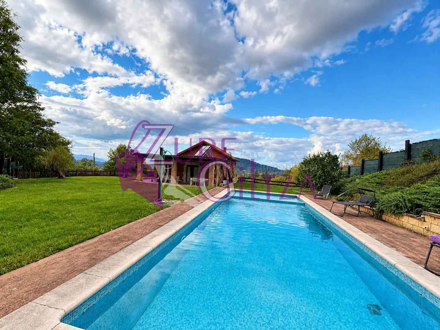 Piscina de Casa o xalet en venda en Lemoa, Bizkaia