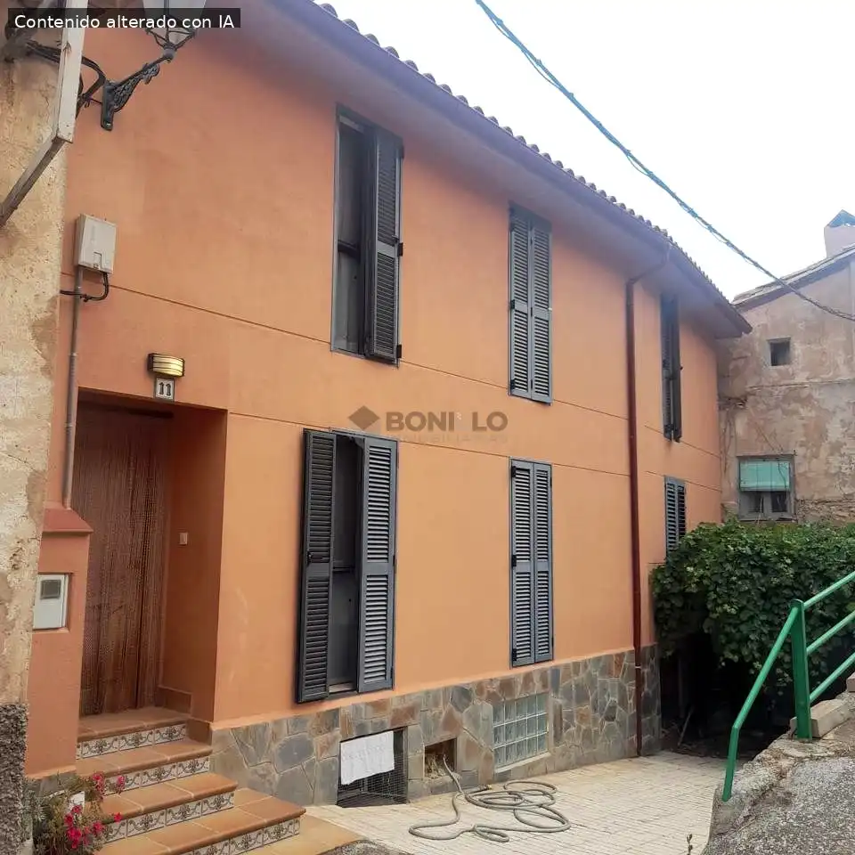 Vista exterior de Casa adosada en venta en Cascante del Río con Calefacción, Terraza y Balcón