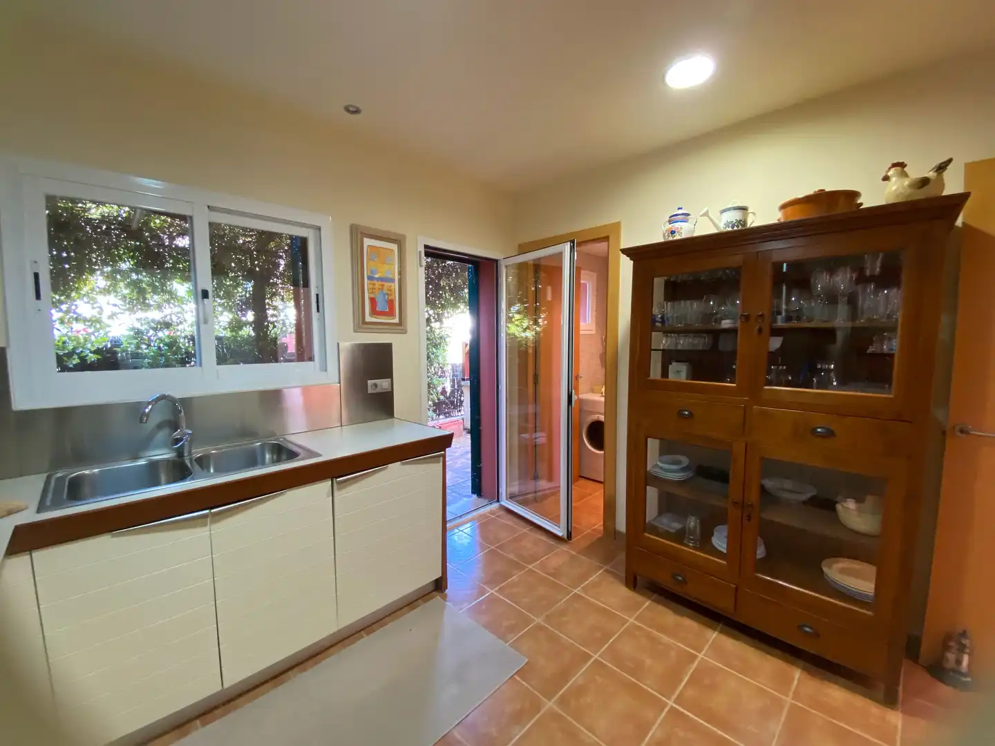 Cocina de Casa o chalet de alquiler en Sant Feliu de Guíxols con Aire acondicionado, Jardín privado y Terraza