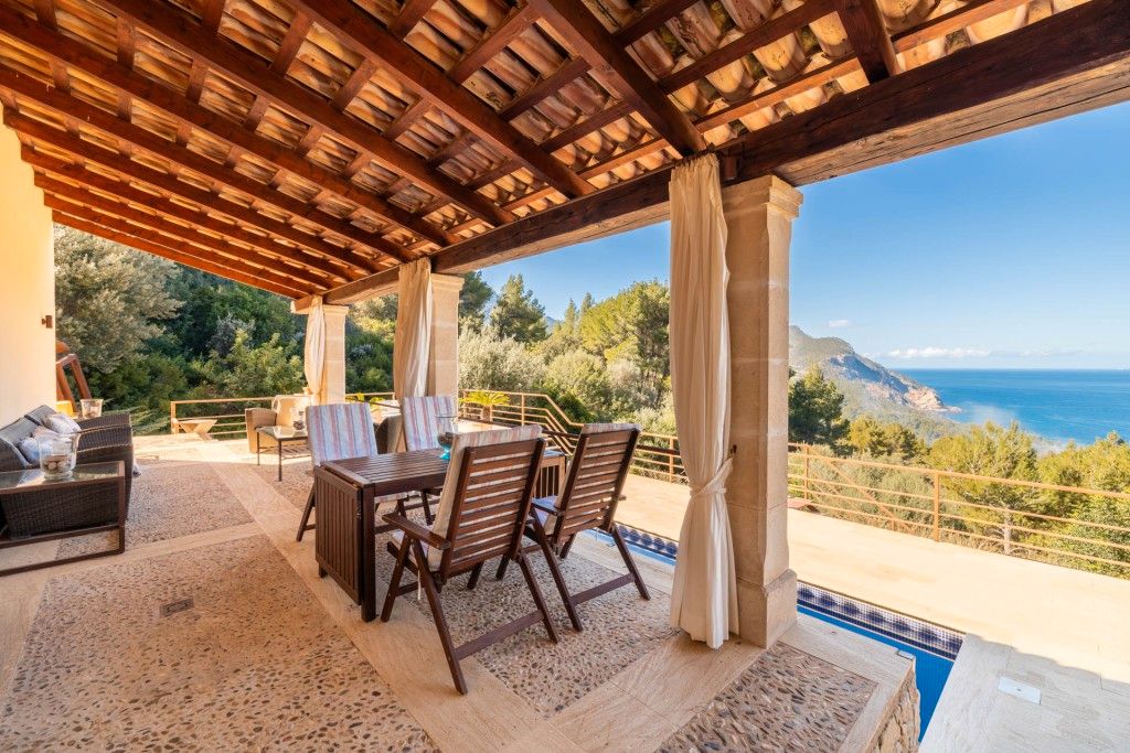 Terrassa de Finca rústica en venda en Valldemossa amb Aire condicionat, Calefacció i Parquet