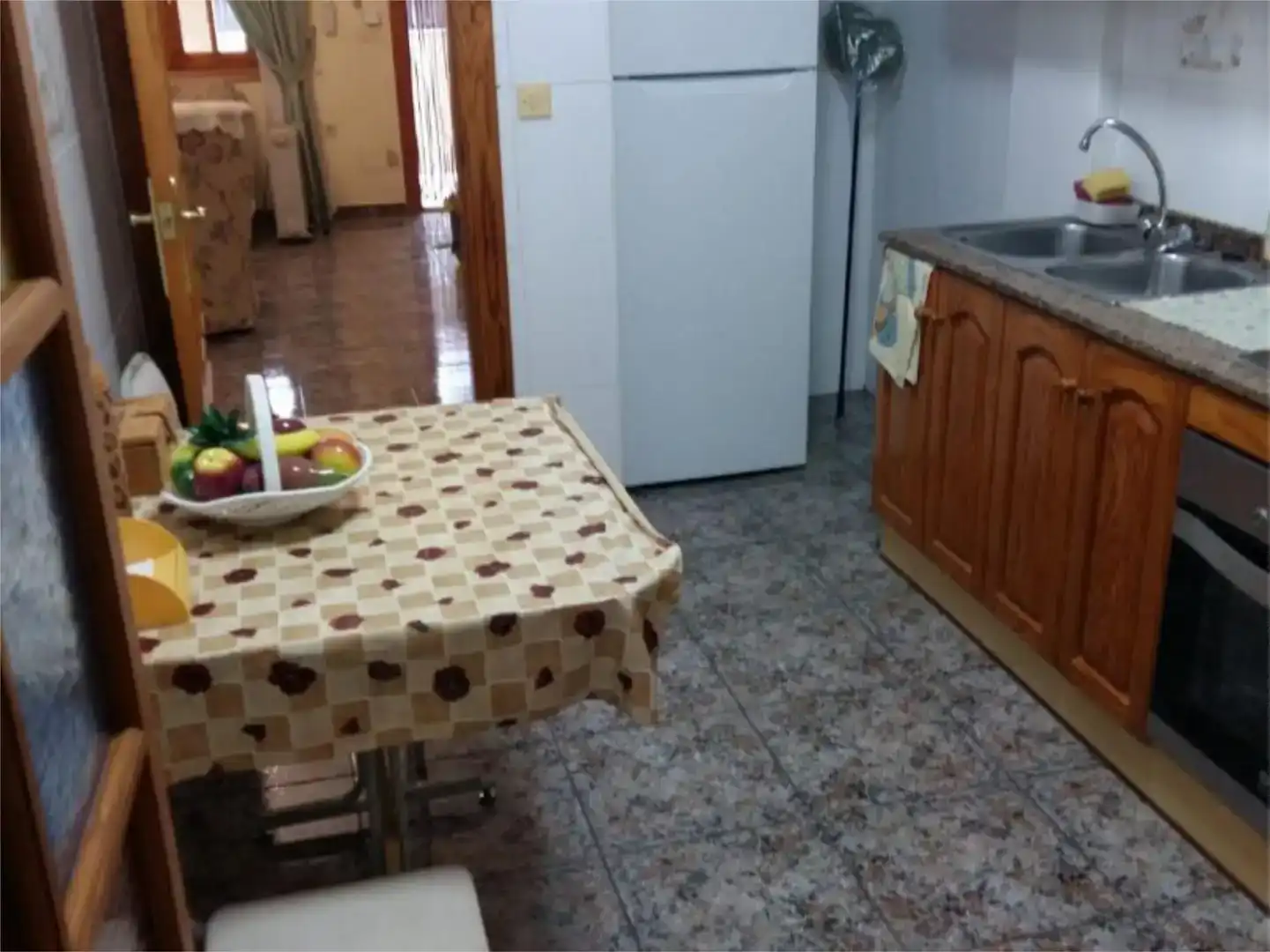 Küche von Wohnung zur Miete in San Javier mit Klimaanlage, Privatgarten und Parkett