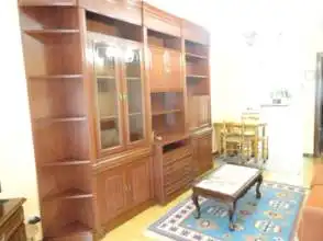 Living room of Flat for rent in Gijón   with Heating, Parquet flooring and Furnished
