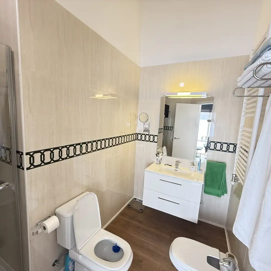 Bany de Casa adosada en venda en Sitges amb Calefacció, Jardí privat i Parquet