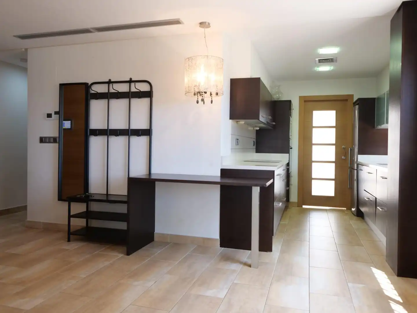Cocina de Apartamento en venta en Guardamar del Segura con Aire acondicionado, Jardín privado y Terraza