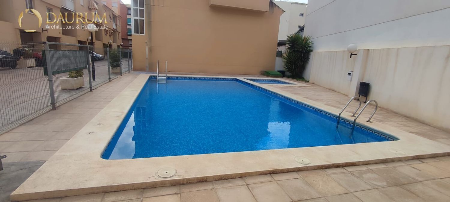 Swimming pool of Single-family semi-detached for sale in Mutxamel  with Air Conditioner, Terrace and Storage room