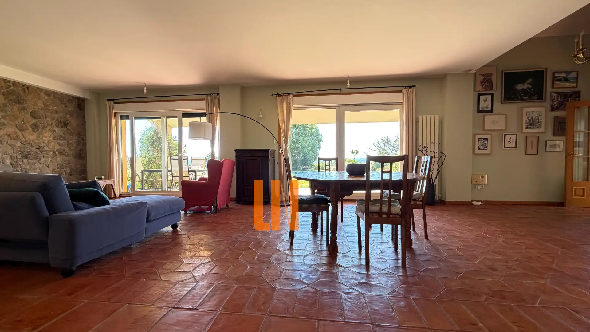 Dining room of Houses for sale in Miño  with Heating, Private garden and Parquet flooring