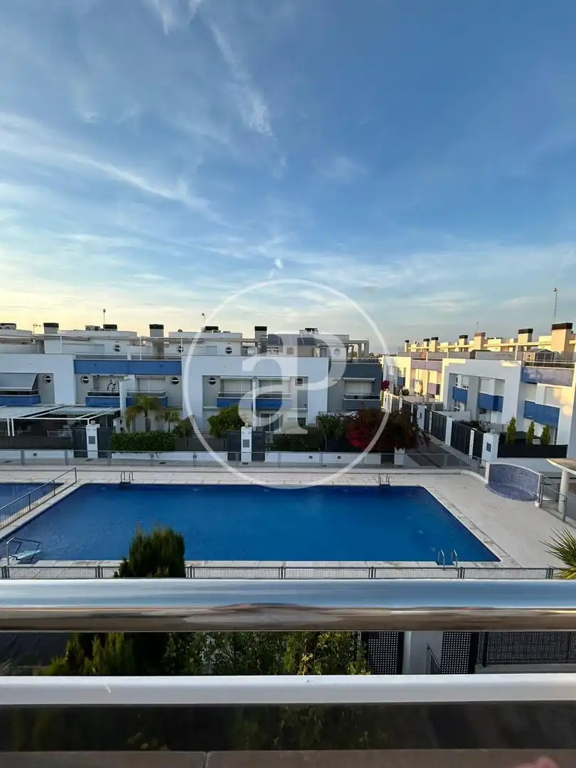Exterior view of Attic for rent in Almenara  with Air Conditioner, Heating and Private garden