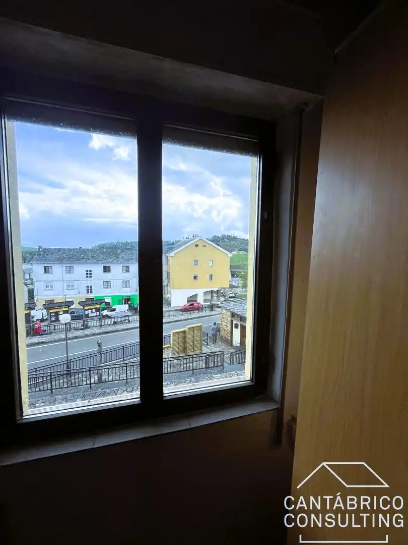 Vista exterior de Casa adosada en venta en San Martín de Oscos con Terraza