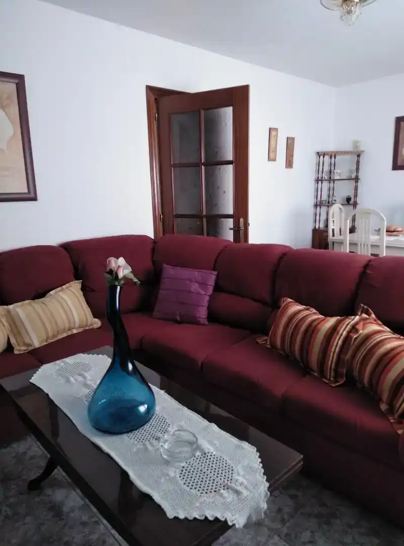 Sala de estar de Piso en venta en Casas de Don Pedro con Aire acondicionado, Amueblado y Horno