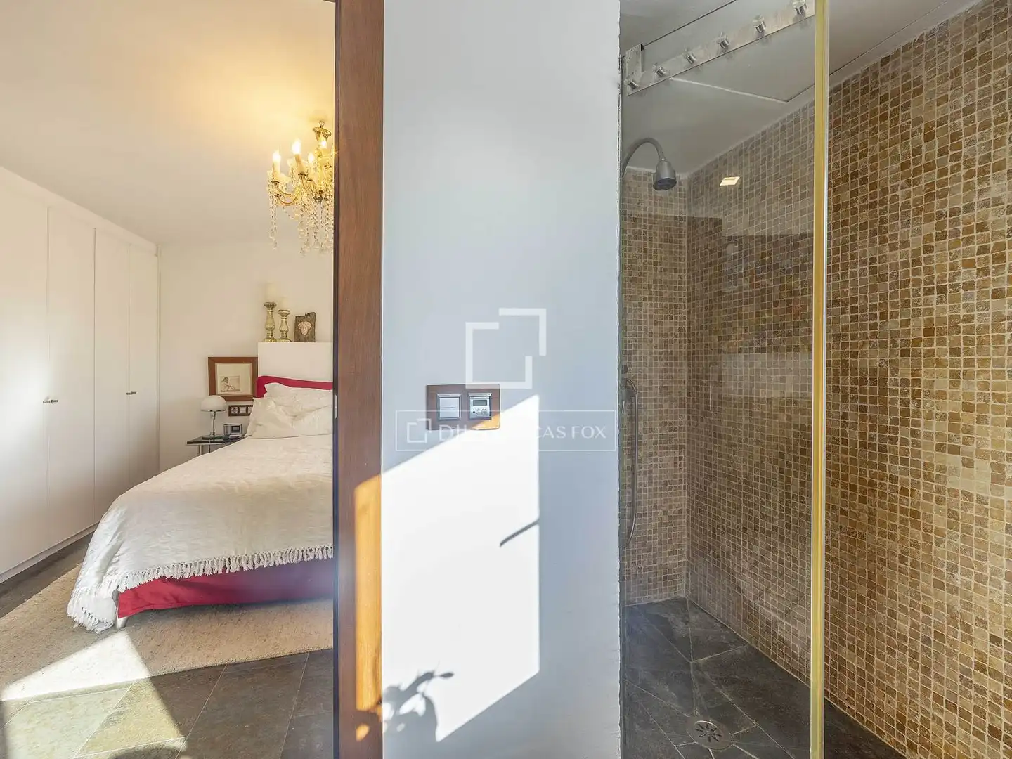Badezimmer von Dachboden zum Verkauf in Valencia del Ventoso mit Klimaanlage, Terrasse und Balkon