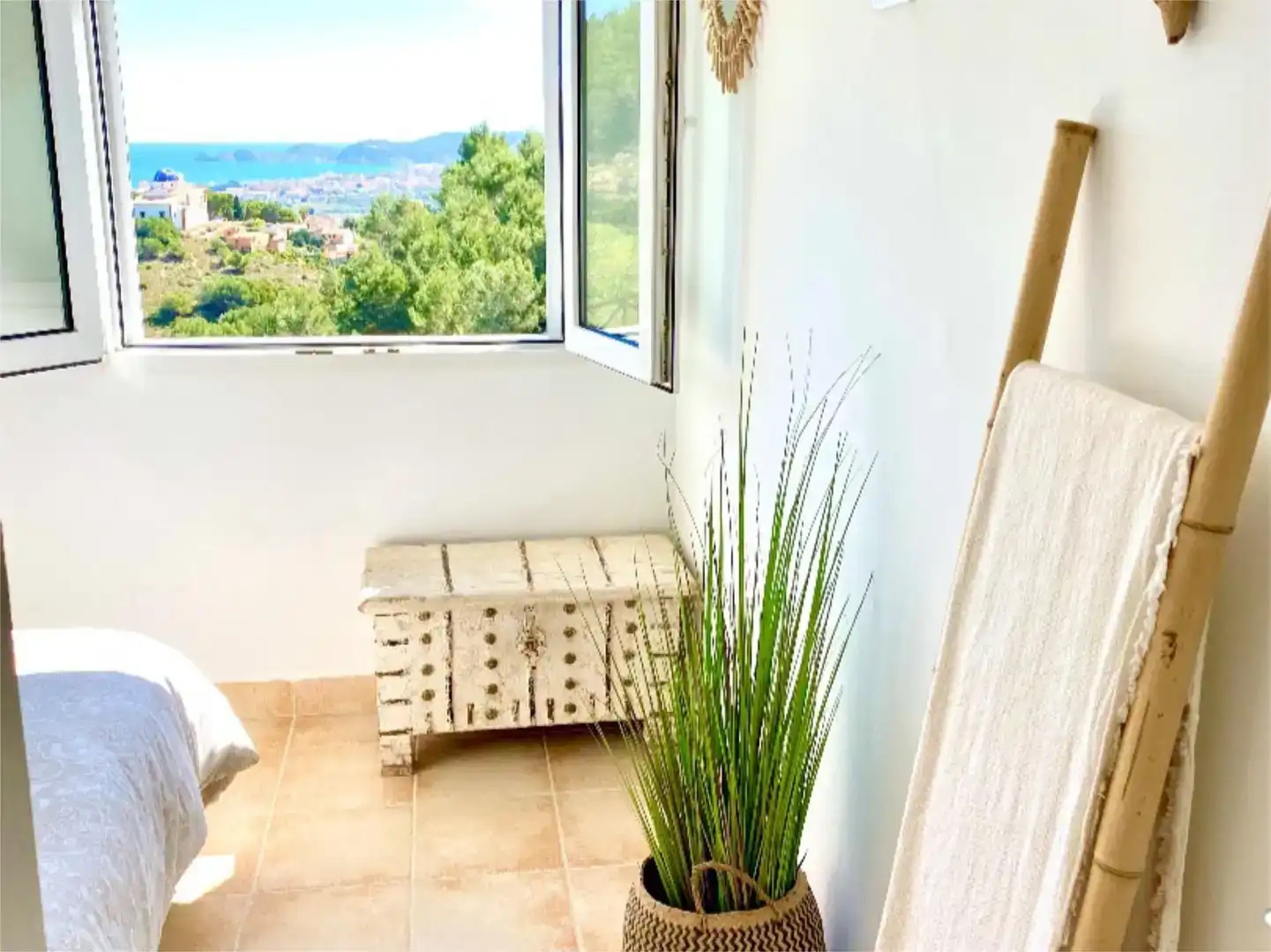 Terrasse von Wohnung zur Miete in Jávea / Xàbia mit Klimaanlage, Privatgarten und Möbliert